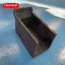 Leaf spring housing rubber bogie