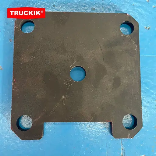 Leaf spring plate bogie