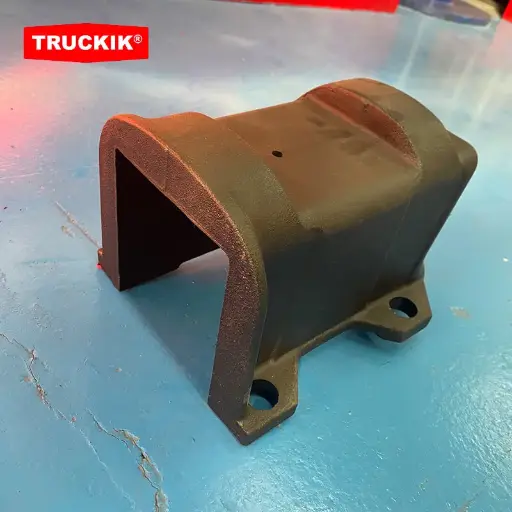 Leaf spring housing bogie